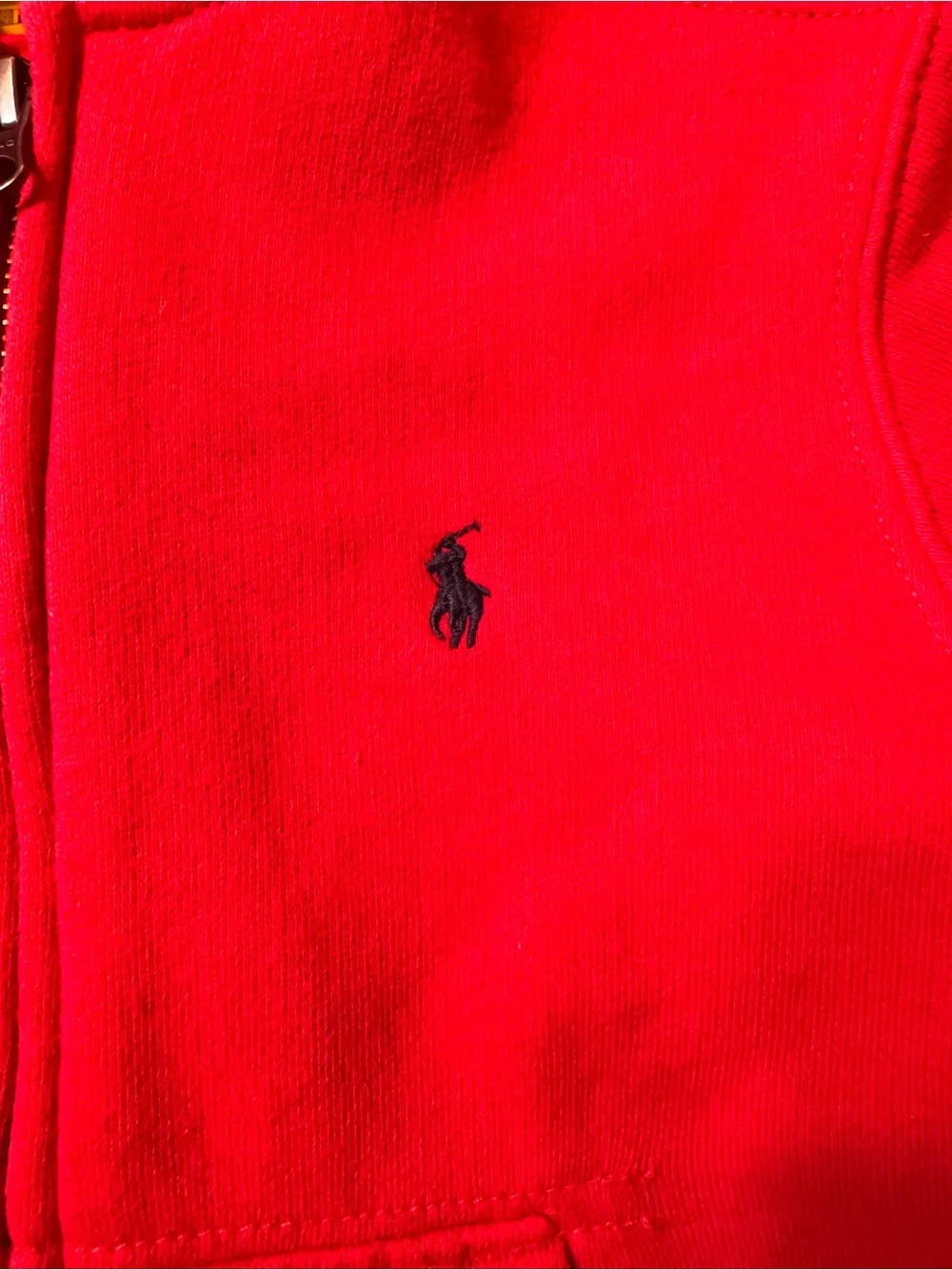 Polo Ralph Lauren Boys Red Full-Zip Hoodie 4/4T Classic Pony
